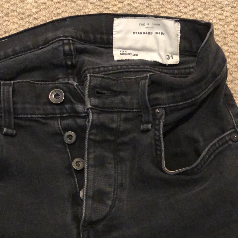 Rag & Bone Fit 1 skinny leg button fly - Picture 2 of 8